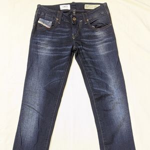 Diesel Industry Grupee Dark Blue Skinny Jeans NEW
